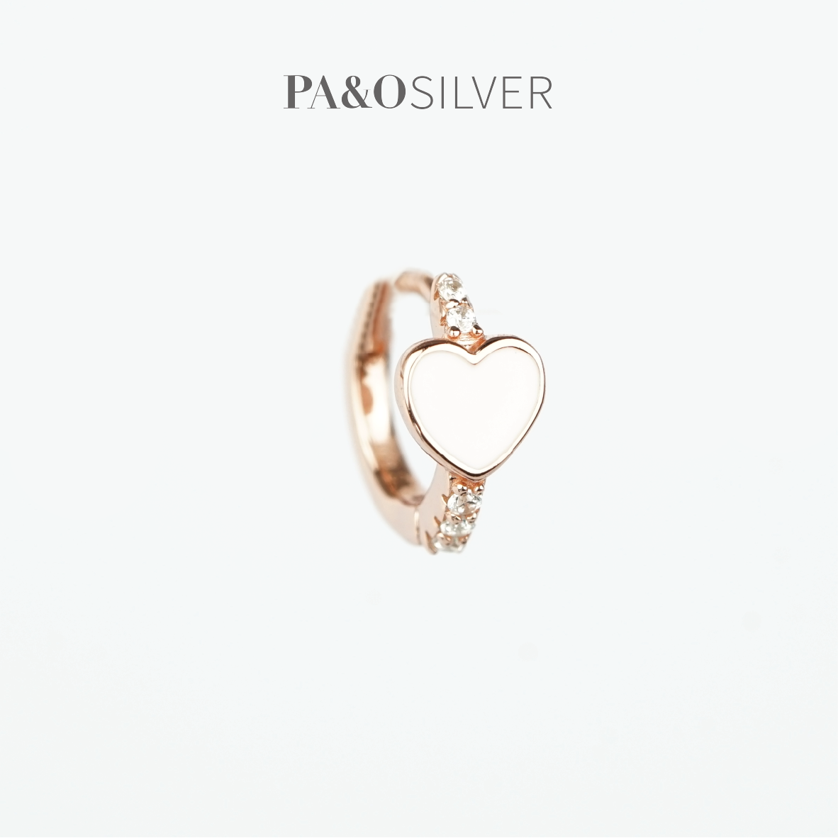 Heart Enamel Earring main image 1